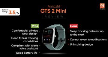 Xiaomi Amazfit GTS 2 mini Review