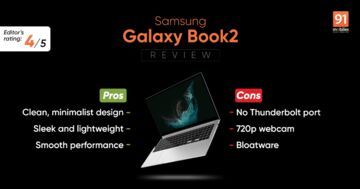 Samsung Galaxy Book 2 Pro 360 reviewed by 91mobiles.com Samsung Galaxy Book 2 Pro 360 reviewed by 91mobiles.com