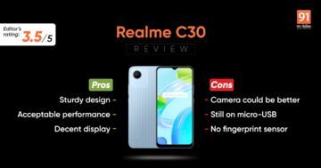 Realme C30 Review: 8 Ratings, Pros and Cons