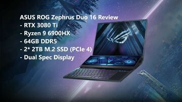 Asus ROG Zephyrus Duo 16 test par TotalGamingAddicts