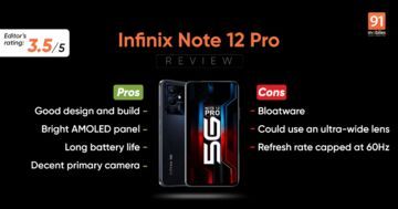 Infinix Note 12 Pro Review: 3 Ratings, Pros and Cons