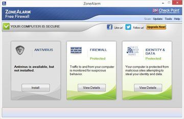 Análisis ZoneAlarm Free Firewall 2016