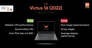 HP Victus 16 reviewed by 91mobiles.com HP Victus 16 reviewed by 91mobiles.com