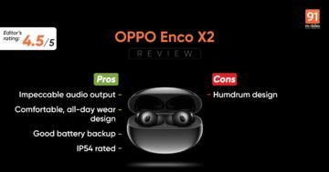 Oppo Enco X2 reviewed by 91mobiles.com Oppo Enco X2 reviewed by 91mobiles.com