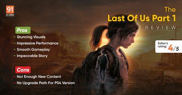 The Last of Us Part I test par 91mobiles.com