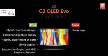 LG C2 reviewed by 91mobiles.com
