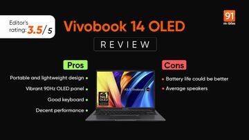 Asus Vivobook 14 reviewed by 91mobiles.com