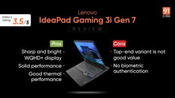 Lenovo IdeaPad Gaming 3 testé par 91mobiles.com Lenovo IdeaPad Gaming 3 testé par 91mobiles.com
