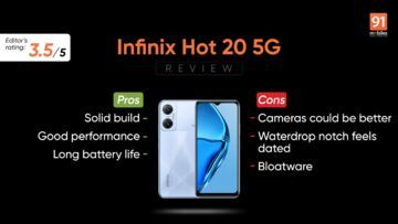 Infinix Hot 20 Review: 4 Ratings, Pros and Cons