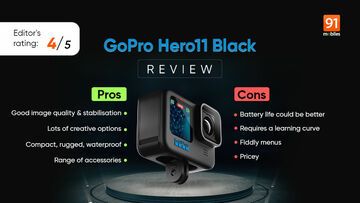 GoPro Hero 11 test par 91mobiles.com