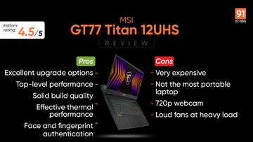 MSI GT77 Titan reviewed by 91mobiles.com MSI GT77 Titan reviewed by 91mobiles.com