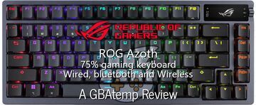 Asus  ROG Azoth test par GBATemp