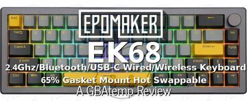 Epomaker EK68 test par GBATemp