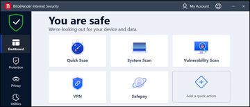 Bitdefender Internet Security test par TechRadar