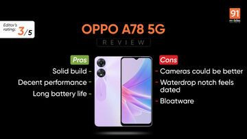 Oppo A78 im Test: 8 Bewertungen, erfahrungen, Pro und Contra