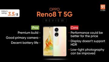 Oppo Reno 8T reviewed by 91mobiles.com