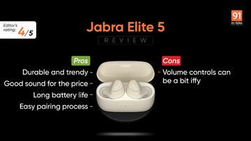 Jabra Elite 5 test par 91mobiles.com