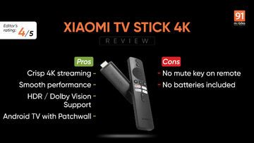 Xiaomi Mi TV Stick reviewed by 91mobiles.com Xiaomi Mi TV Stick reviewed by 91mobiles.com