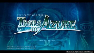The Legend of Heroes Trails to Azure test par TotalGamingAddicts