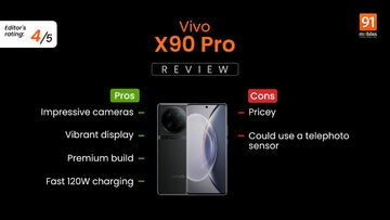 Vivo X90 Pro testé par 91mobiles.com Vivo X90 Pro testé par 91mobiles.com