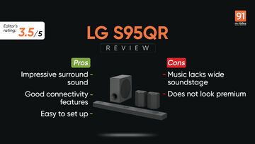 LG S95QR reviewed by 91mobiles.com