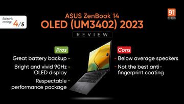 Asus Zenbook 14 OLED UM3402Y review: Beauty and brains with all-day  endurance