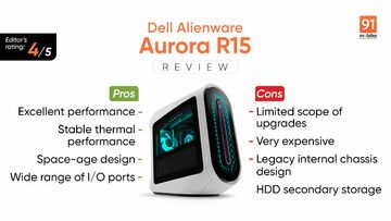 Alienware Aurora R15 test par 91mobiles.com