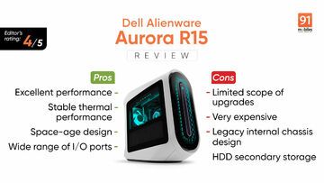Alienware Aurora R15 testé par 91mobiles.com Alienware Aurora R15 testé par 91mobiles.com
