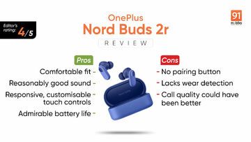 OnePlus Nord Buds 2r Review: 7 Ratings, Pros and Cons