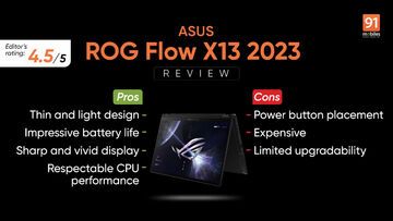 Asus ROG Flow X13 reviewed by 91mobiles.com Asus ROG Flow X13 reviewed by 91mobiles.com
