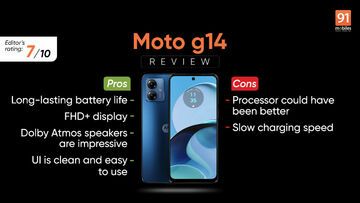 Test Motorola Moto G14