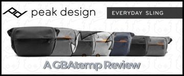 Peak Design Everyday Sling V2 test par GBATemp