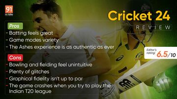 Cricket 24 reviewed by 91mobiles.com