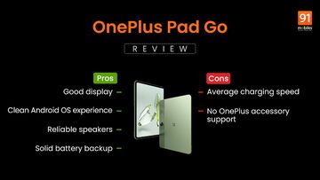 OnePlus Pad Go Review: 8 Ratings, Pros and Cons