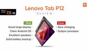 Lenovo Tab P12 reviewed by 91mobiles.com