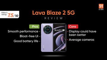 Lava Blaze 2 im Test: 3 Reviews und 2 Bewertungen — Durchschnitt: 3.5/5 Lava Blaze 2 im Test: 3 Reviews und 2 Bewertungen — Durchschnitt: 3.5/5