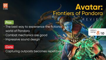 Avatar Frontiers of Pandora test par 91mobiles.com