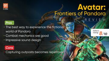 Avatar Frontiers of Pandora reviewed by 91mobiles.com