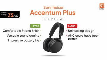 Sennheiser Accentum Plus test par 91mobiles.com