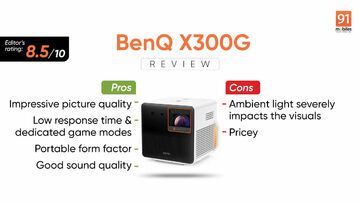 BenQ X300G Review: 1 Ratings, Pros and Cons