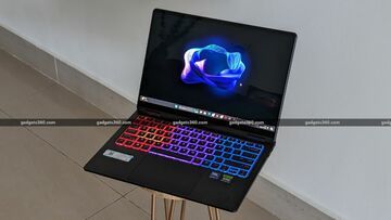 HP Omen Transcend 14 test par Gadgets360