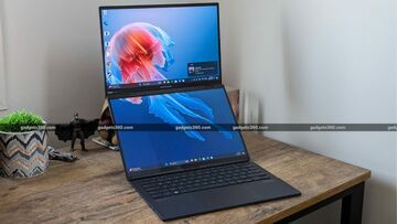 Asus ZenBook Duo test par Gadgets360 Asus ZenBook Duo test par Gadgets360