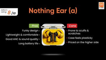 Nothing Ear test par 91mobiles.com