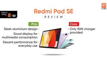 Xiaomi Redmi Pad SE test par 91mobiles.com Xiaomi Redmi Pad SE test par 91mobiles.com