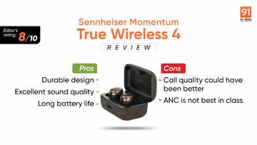 Sennheiser Momentum True Wireless reviewed by 91mobiles.com