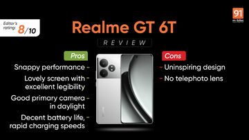 Realme GT test par 91mobiles.com