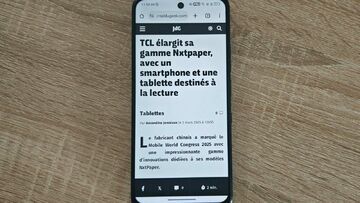 TCL  60 SE Nxtpaper testé par Journal du Geek TCL  60 SE Nxtpaper testé par Journal du Geek