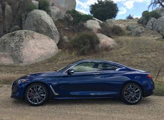 Test Infiniti Q60 Red Sport