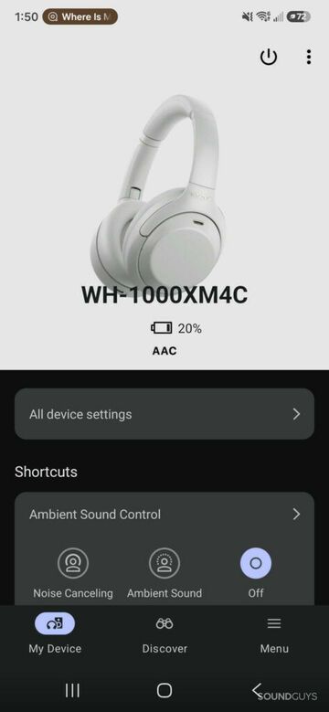 Sony WH-1000XM4 test par SoundGuys