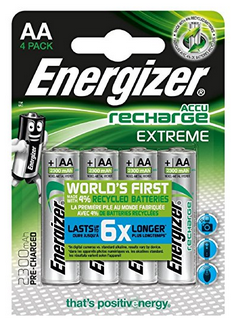 Anlisis Energizer Accu Recharge Extreme 2300 mAh